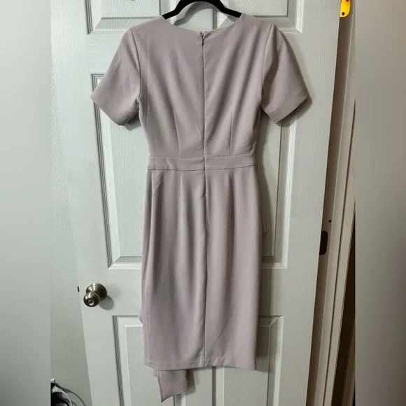 Rachel Parcell Cascade Sheath Dress Sz XS Pale Sweet Lilac Dress Lavender EUC - Picture 7 of 12